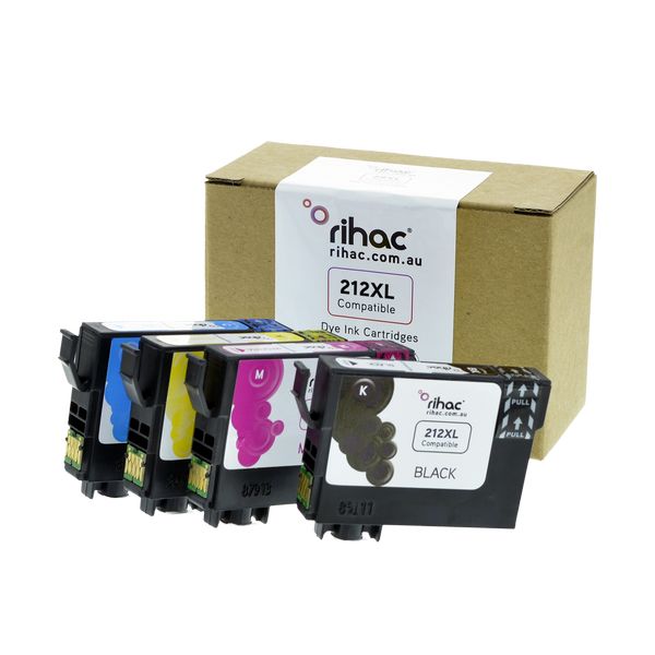 rihac 212 cartridge alternative for EPSON Expression Home XP4100, Expression Home XP3105, Expression Home XP3100, Expression Home XP2100, WorkForce WF2850, WorkForce WF2810, WorkForce WF2830